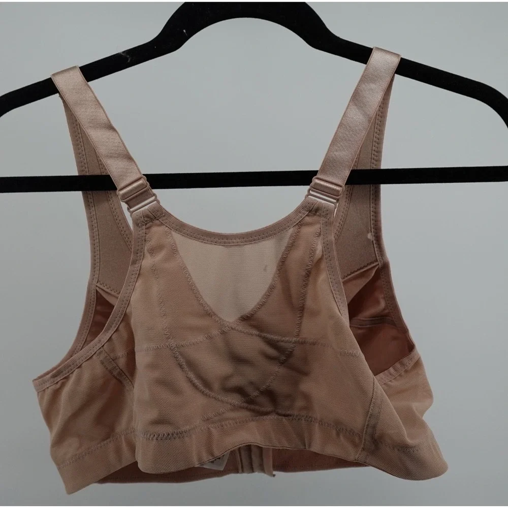 Glamorise MagicLift Front Closure Posture Bra 1265 Nude‎ 38B